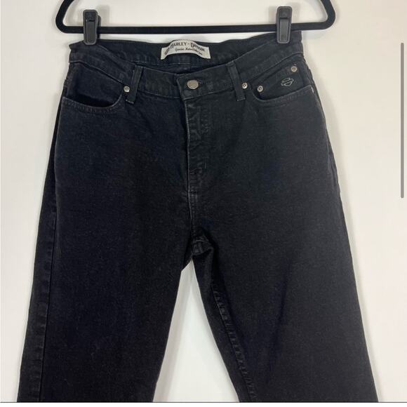Harley Davidson black straight leg jeans - Picture 5 of 8